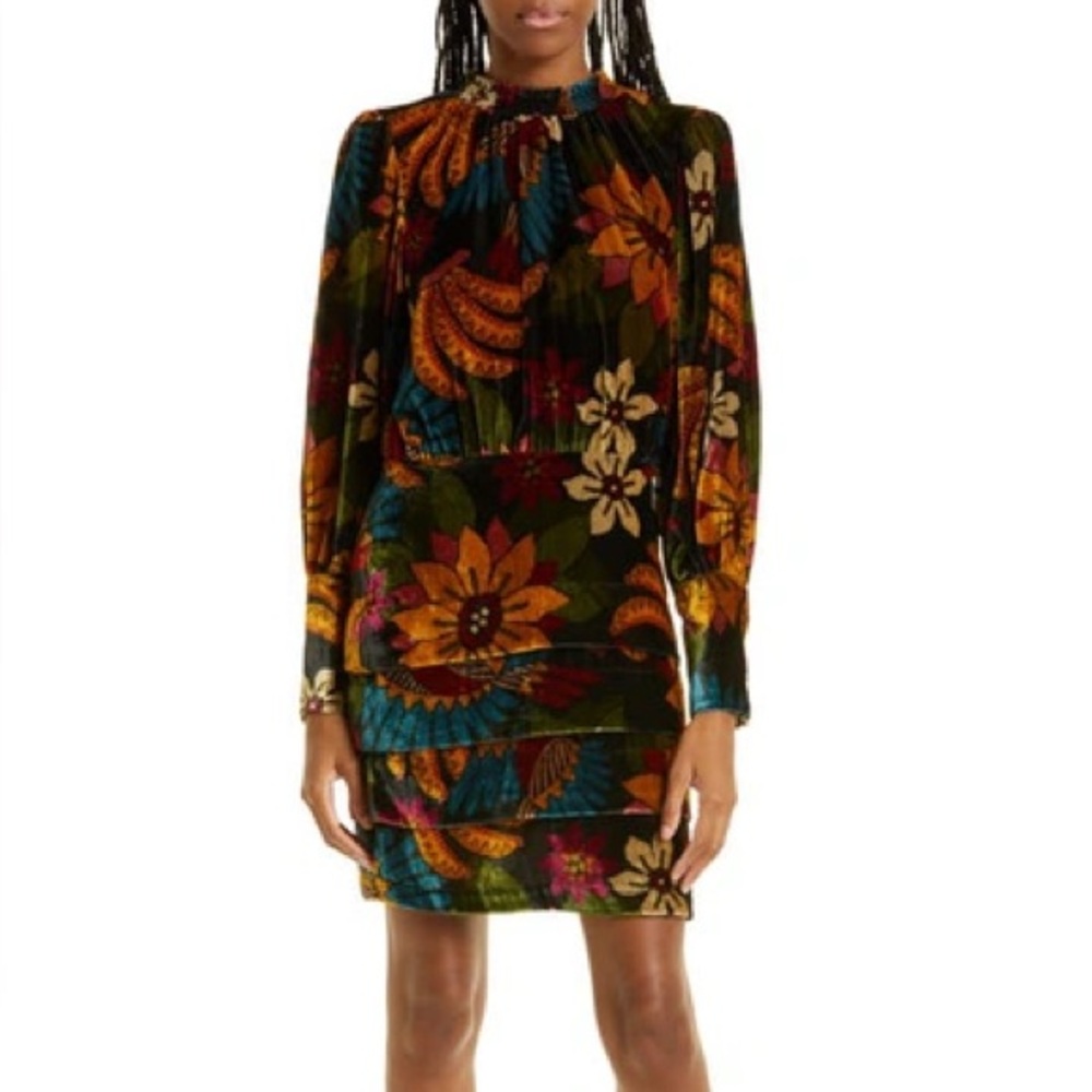 FARM Rio Macaw Ballet Mini Dress